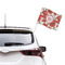 Poppies Car Flag - Large - LIFESTYLE