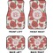 Poppies Car Floor Mats Set (2F + 2B)