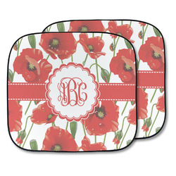 Poppies Car Sun Shade - Two Piece (Personalized)