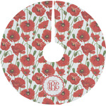 Poppies Tree Skirt (Personalized)