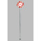 Poppies Clear Plastic 7" Stir Stick - Round - Single Stick