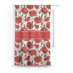 Poppies Curtain Panel - Custom Size