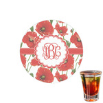 Poppies Printed Drink Topper - 1.5" (Personalized)