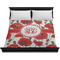 Poppies Duvet Cover - King - On Bed - No Prop