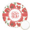 Poppies Icing Circle - Medium - Front