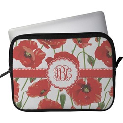 Poppies Laptop Sleeve / Case - 13" (Personalized)