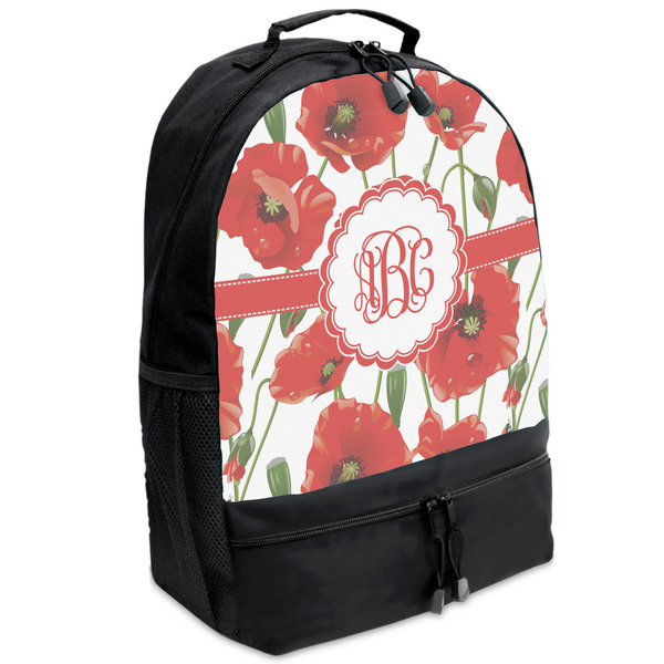 Custom Poppies Backpacks - Black (Personalized)