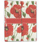 Poppies Linen Placemat - Folded Half (double sided)