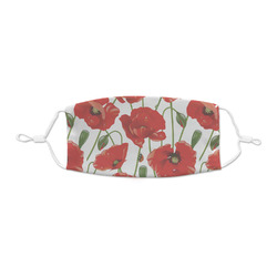 Poppies Kid's Cloth Face Mask - XSmall