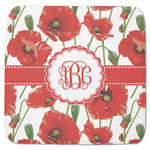 Poppies Memory Foam Bath Mat - 48"x48" (Personalized)