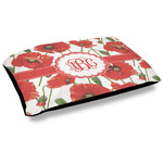 Poppies Outdoor Dog Bed - Large (Personalized)