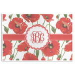 Poppies Disposable Paper Placemats (Personalized)