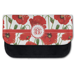 Poppies Canvas Pencil Case w/ Monogram