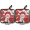 Poppies Pot Holders - Set of 2 APPROVAL