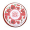 Poppies Printed Icing Circle - Medium - On Cookie