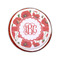 Poppies Printed Icing Circle - Small - On Cookie