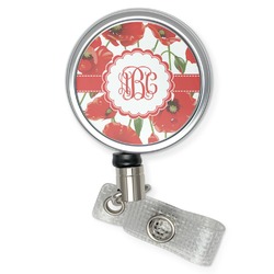 Poppies Retractable Badge Reel (Personalized)