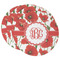 Poppies Round Paper Coaster - Main