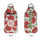 Poppies Sanitizer Holder Keychain - Large APPROVAL (Flat)