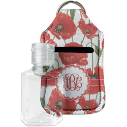 Poppies Hand Sanitizer & Keychain Holder - Small (Personalized)