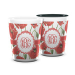 Poppies Ceramic Shot Glass - 1.5 oz (Personalized)