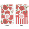 Poppies Small Laundry Bag - Front & Back View