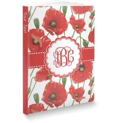 Poppies Softbound Notebook - 7.25" x 10" (Personalized)