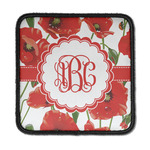 Poppies Iron On Square Patch w/ Monogram