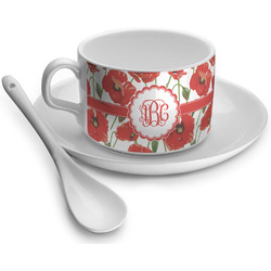 Poppies Tea Cup - Single (Personalized)