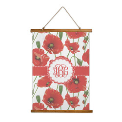 Poppies Wall Hanging Tapestry - Tall (Personalized)