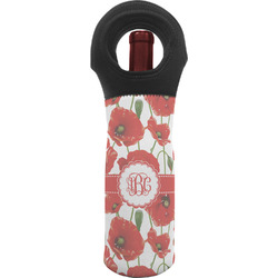 Poppies Wine Tote Bag (Personalized)