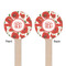 Poppies Wooden 7.5" Stir Stick - Round - Double Sided - Front & Back