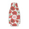 Poppies Zipper Bottle Cooler - FRONT (flat)