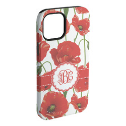 Poppies iPhone Case - Rubber Lined - iPhone 15 Pro Max (Personalized)