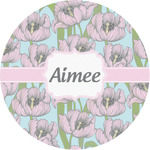 Wild Tulips Multipurpose Round Labels - 1" (Personalized)