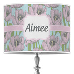 Wild Tulips Drum Lamp Shade (Personalized)