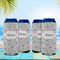 Wild Tulips 16oz Can Sleeve - Set of 4 - LIFESTYLE