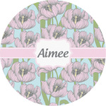 Wild Tulips Multipurpose Round Labels - 2" (Personalized)