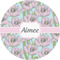 Wild Tulips 2" Multipurpose Round Labels - Single Sticker