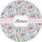 Wild Tulips 5" Multipurpose Round Label - Single Sticker