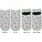 Wild Tulips Adult Ankle Socks - Double Pair - Front and Back - Apvl