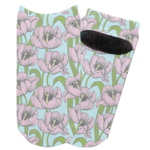 Custom Wild Tulips Adult Ankle Socks