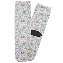 Wild Tulips Adult Crew Socks