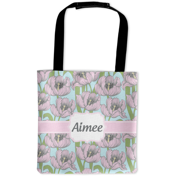 Custom Wild Tulips Auto Back Seat Organizer Bag (Personalized)