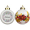 Wild Tulips Ceramic Christmas Ornament - Poinsettias (APPROVAL)