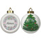 Wild Tulips Ceramic Christmas Ornament - X-Mas Tree (APPROVAL)