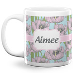 Wild Tulips 20 Oz Coffee Mug - White (Personalized)