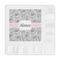 Wild Tulips Embossed Decorative Napkins (Personalized)