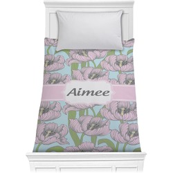 Wild Tulips Comforter - Twin (Personalized)