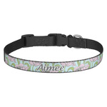 Wild Tulips Dog Collar - Medium (Personalized)